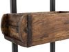Wandregal hängend Ziegelform 2er Holz Metall Vintage Dekokiste Badregal Küchenregal Gewürzregal rustikal Wandboard Wanddekoration 33x36x17 cm Bild 3