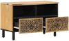 vidaXL TV-Schrank 70x33x46 cm Massivholz Mango 358213 Bild 4