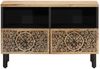 vidaXL TV-Schrank 70x33x46 cm Massivholz Mango 358213 Bild 5