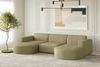 Wohnlandschaft U-Form Sofa PALMA in Stoff Scala Kiwi Bild 1