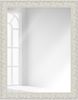 WANDStyle Wandspiegel E033 aus Massivholz in Weiß 52 x 62 cm im Stil Barock Bild 2