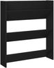 vidaXL Wand-Schuhschrank Schwarz 80x18x90 cm Holzwerkstoff 806779 Bild 2