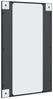 vidaXL Wandspiegel, Metall schwarz, 50x80 cm Bild 5