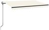 vidaXL Automatische Markise mit LED & Windsensor 400x350 cm Creme 3069192 Bild 2