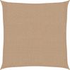 vidaXL Sonnensegel 160 g/m² Taupe 3,6x3,6 m HDPE 311385 Bild 2