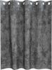 vidaXL Samtvorhänge mit Vorhängen 2 pcs Grau 140 x 140 cm Samt 4107653 Bild 4
