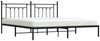 vidaXL Bettgestell mit Kopfteil Metall Schwarz 193x203 cm 353543 Bild 5