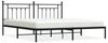 vidaXL Bettgestell mit Kopfteil Metall Schwarz 193x203 cm 353543 Bild 2