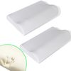 vidaXL Orthopädisches Memory-Kissen, 2er Set, Polyester weiß, 50 x 30 x 7 / 10 cm Bild 5