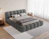 Chilly Möbel Polsterbett Stone Dunkelgrau Bouclé Stoff 200x200 cm mit Stauraum Quelle 92 Bild 2