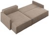 Ecksofa Schlafsofa Sofa LOUIS Stoff Scala Taupe Ottomane Links Bild 3