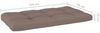 vidaXL Outdoor-Ecksofa Paletten Kiefernholz Imprägniert Weiß 3066573 Bild 5
