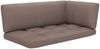 vidaXL Outdoor-Ecksofa Paletten Kiefernholz Imprägniert Weiß 3066573 Bild 3
