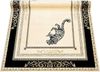 Belle Arti Teppich Runder Teppich Wohnzimmer Jaguar Tiermotiv Schwarz Gold Kurzflor Rund, Rund Bild 3