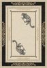 Belle Arti Teppich Runder Teppich Wohnzimmer Jaguar Tiermotiv Schwarz Gold Kurzflor Rund, Rund Bild 1