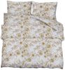 vidaXL Bettwäsche-Set Weiß und Braun 135x200 cm Baumwolle 136409 Bild 2