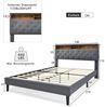 Ulife Polsterbett Doppelbett mit LED-Beleuchtung (Packung, 1 Bett) Bild 2