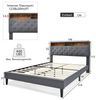 Ulife Polsterbett Doppelbett mit LED-Beleuchtung (Packung, 1 Bett) Bild 4