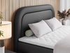 Boxspringbett, Schlafzimmerbett, Bettkasten - EIRA -160 x 200 cm - Dunkelgrau Kunstleder - H3 Bild 3