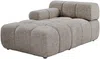 Vente-unique - FACIVIL Sofa Stoff Schokoladenbraun - B 156 cm x H 70 cm x L 376 cm Bild 2