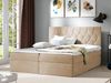 Boxspringbett Simori, Beige, 140x200 cm Bild 2