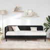 vidaXL Eckbettgestell Schwarz 80 x 200 cm Samt 3394139 Bild 4