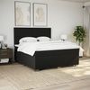 vidaXL Boxspringbett mit Matratze Schwarz 180x200 cm Stoff 3290562 Bild 3