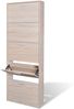 vidaXL Schuhschrank mit 5 Schuhkippern Holz Eichen-Optik 241241 Bild 2