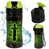 Sarcia. eu Trinkflasche Pixel Wasserflasche 450 ml mit Mundstück, Tritan, für Gamer Kids Bild 4