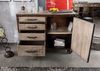 Sideboard Mango 120x46x92 braun lackiert HEAVY INDUSTRY #225 Bild 4