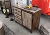 Sideboard Mango 120x46x92 braun lackiert HEAVY INDUSTRY #225 Bild 2
