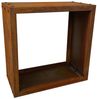 Kaminholzregal Brennholzregal Edelrost 50x50x25 cm Holzregal Rost Cortenstahl Bild 3