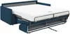 Schlafsofa 3-Sitzer CALIFE - Stoff - Marineblau - Liegefläche: 140 cm - Matratzenhöhe: 14 cm Bild 4