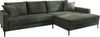 Trends by HG Ecksofa Summer L-Form, in Cord-Stoff mit Metallfuß Bild 3