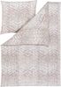Estella Mako-Satin Bettwäsche 135x200 Joaquin terracotta Rauten natur 7909-370 Bild 2