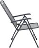 greemotion Klappstuhl Toulouse klappbar wetterfest verstellbar Gartenstuhl Balkonstuhl 58x108x64 cm eisengrau Bild 5