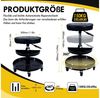 CCLIFE Drehhocker Werkstatthocker Mit Rollen Höhenverstellbar Werkstatt Rollhocker Bild 2