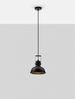 Nova Luce 9624100 RUVI Pendelleuchte 1-flammig Schwarz E27 Bild 4