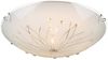Deckenleuchte, Glas satiniert, Metall, Chrom, D 30cm Bild 2