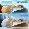 Esun Kopfkissen Orthopädisches Kissen, Kopfkissen Nackenschmerzen aus Memory Foam, Füllung: Rückstellschaum, Seitenschlafer, Rückenschlafer, Bauchschlafer, Kissen vom OEKO-TEX® und CertiPUR Getestet, Kopfkissen für Seiten Rücken Bauchschläfer (65.8 x 3... Bild 2