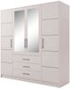 Beautysofa Kleiderschrank Kleiderschrank mit 4 türen BALI D4 Garderobenschrank mit Spiegel Bild 2