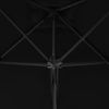 vidaXL Sonnenschirm mit Stahl-Mast 300x230 cm Schwarz 312520 Bild 5