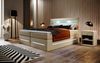 Boxspringbett Sevilla mit LED und Stauraum 140x200 Beige H3 (70-100kg) Bild 3