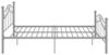 vidaXL Bett Grau Metall 120x200 cm 324996 Bild 4