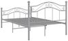 vidaXL Bett Grau Metall 120x200 cm 324996 Bild 5