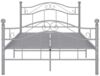 vidaXL Bett Grau Metall 120x200 cm 324996 Bild 3