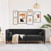 vidaXL Sofa Schwarz 194 x 74,5 x 70,5 cm Samt 42013024 Bild 2