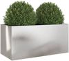 vidaXL Pflanzkübel Silbern 62x30x29 cm Edelstahl 841593 Bild 4