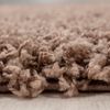 Hochflor Teppich Lux rund - 80 cm Durchmesser - Mokka Bild 2