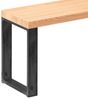 LAMO Manufaktur Sitzbank LSB Sitzbank (Komplett-Set, 3-Teilig), 40mm stake Massivholzplatte Bild 4